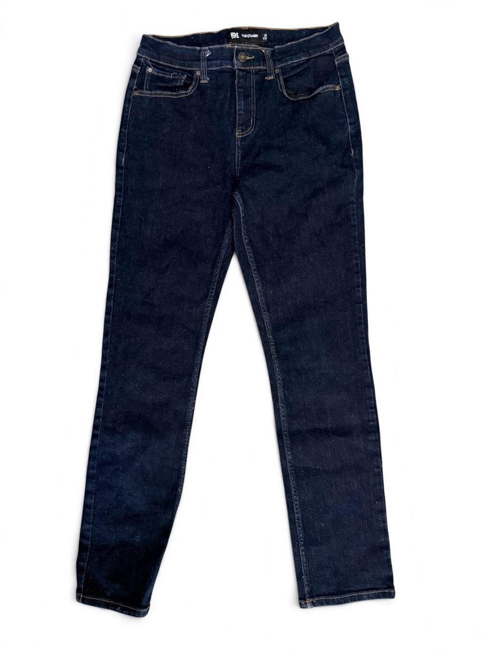 RSQ Men's Slim Straight Dark Indigo Jeans